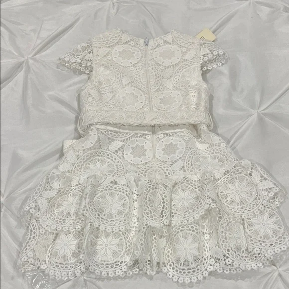 NWT Marlow White Lace Formal Kids Dress size 2/3 years - Picture 7 of 12
